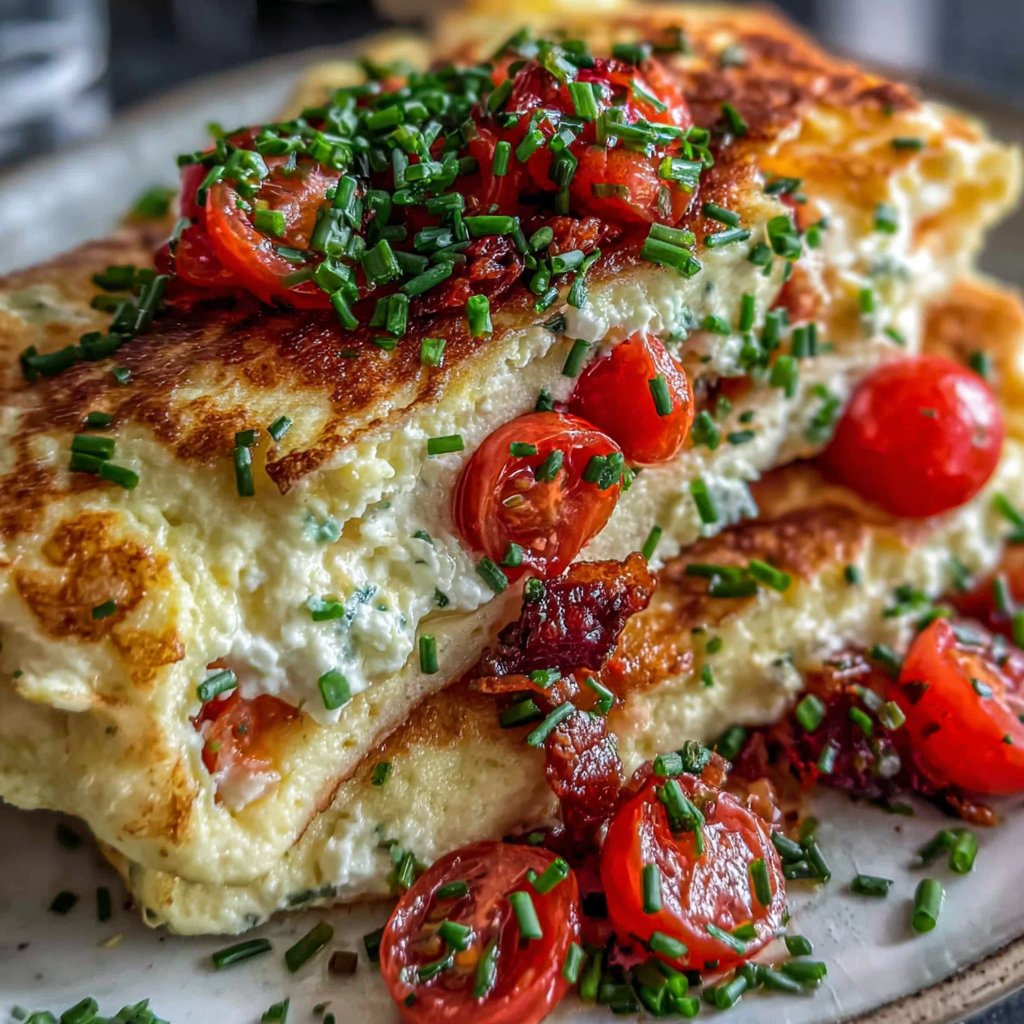 Cottage Cheese Omelet Fold