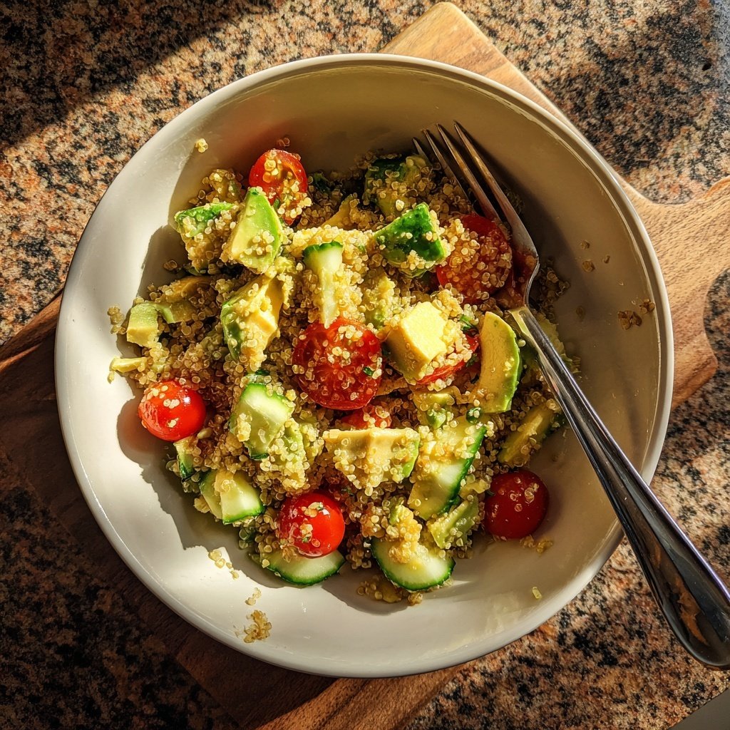 Healthy Avocado Quinoa Salad