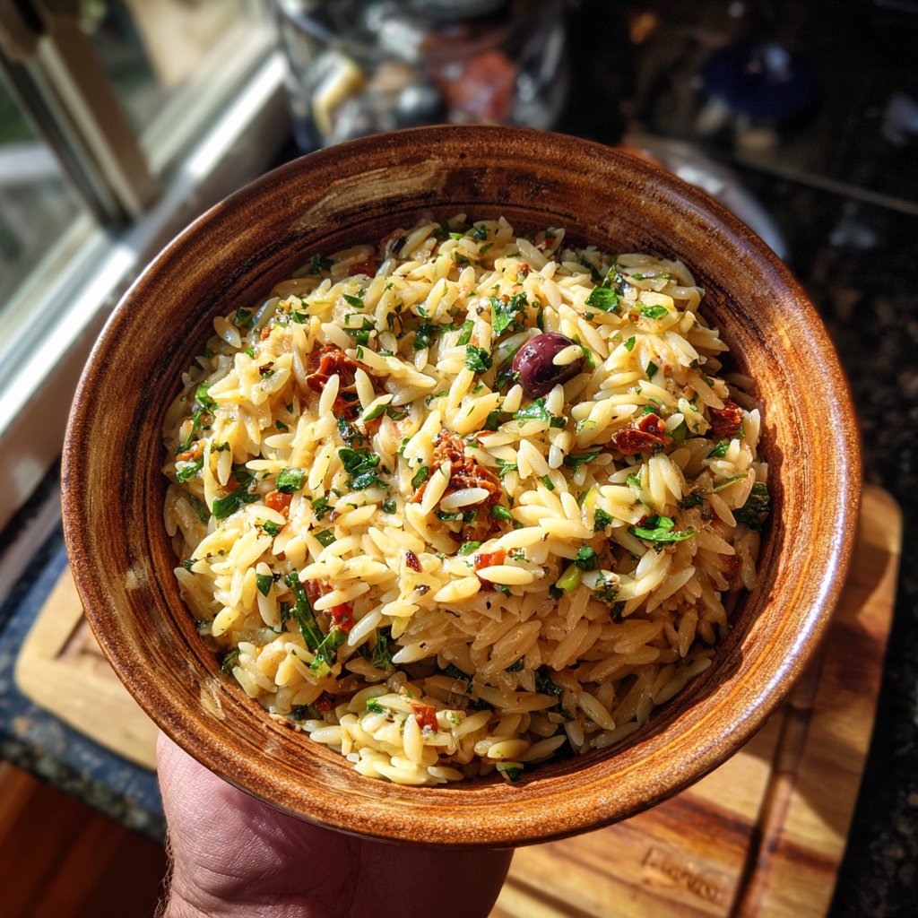 One-Pot Mediterranean Orzo