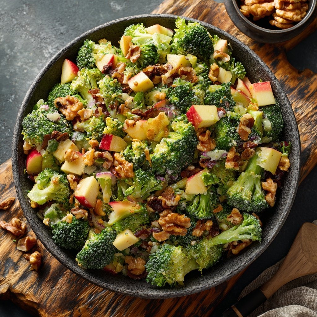 Broccoli Salad with Apple Nut Crunch