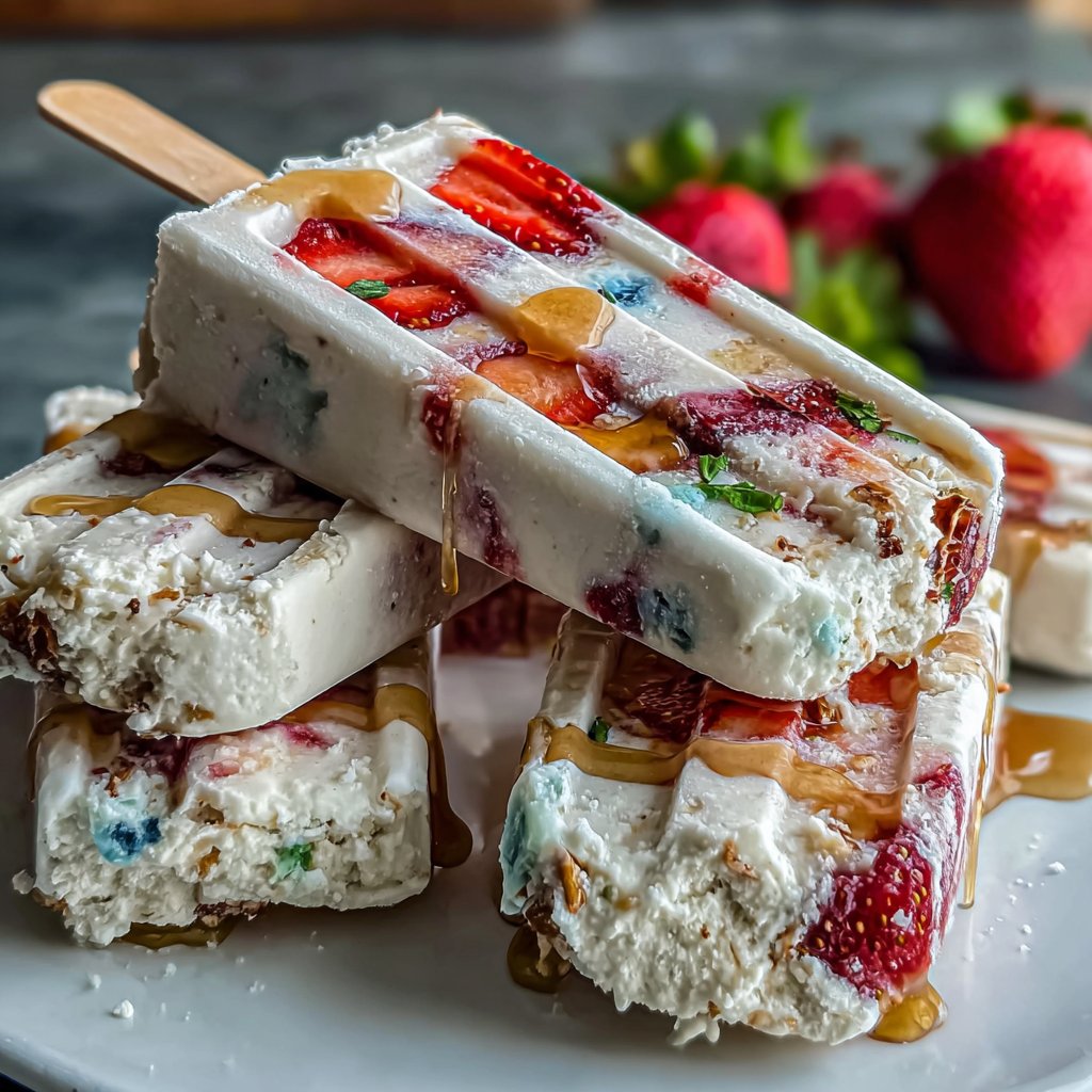 Yogurt Fruit Protein Pops
