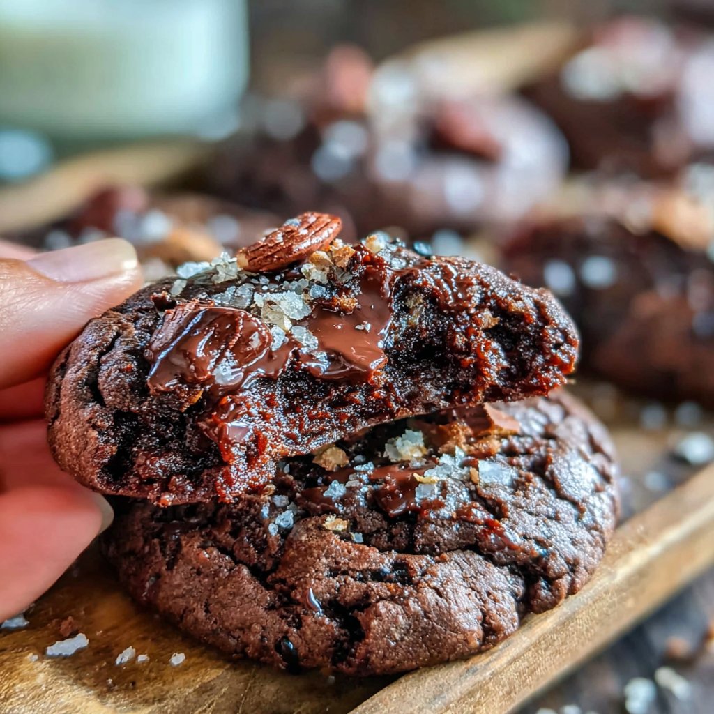 Double Chocolate Brownie Cookies