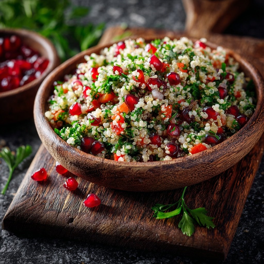 Quinoa Tabbouleh with Pomegranate