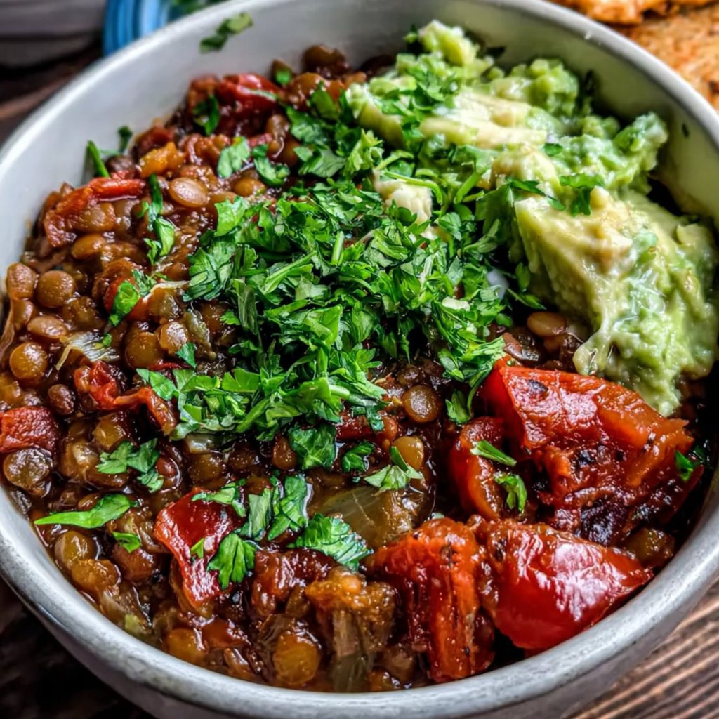 Lentil Chili Protein Bowl