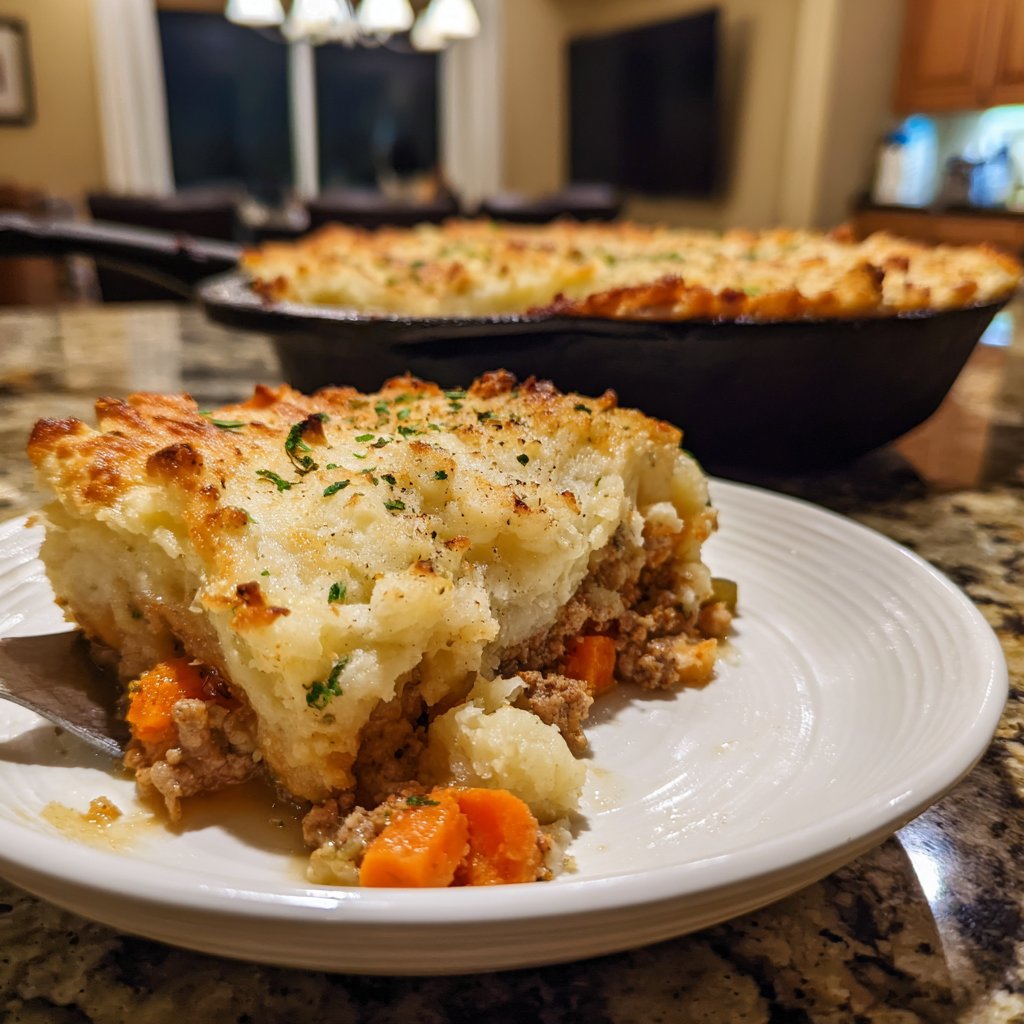 Turkey and Sweet Potato Shepherd's Pie