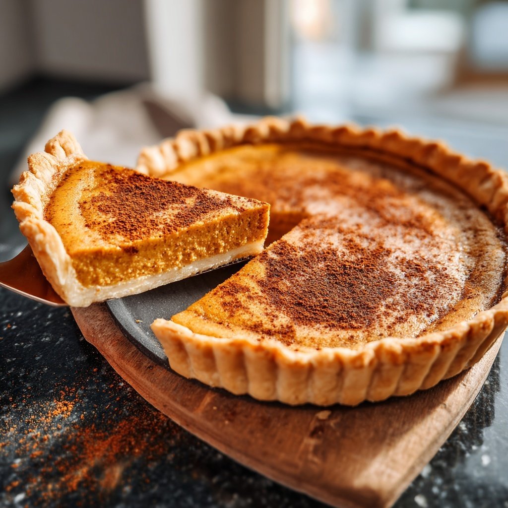 Festive Spiced Pumpkin Pie